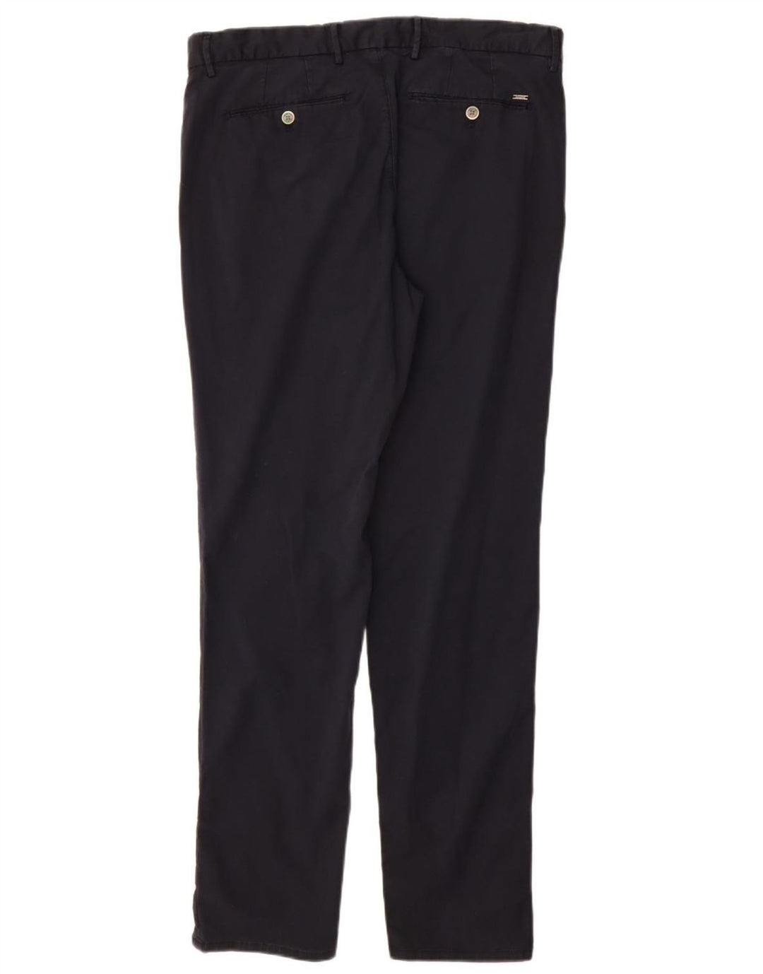 MASSIMO DUTTI Ανδρικό παντελόνι Chino με λεπτή εφαρμογή EU 44 Large W34 L32 Navy Blue