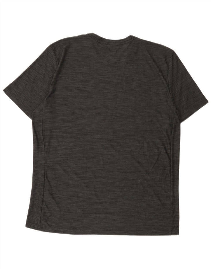 Ανδρικό μπλουζάκι Nike Dri Fit Τοπ με μεγάλο γκρι πολυεστέρα