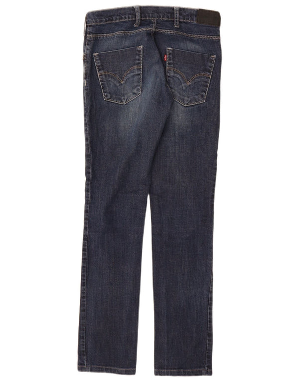 Levi's Girls Straight Jeans 13-14 ετών W26 L28 Navy Blue
