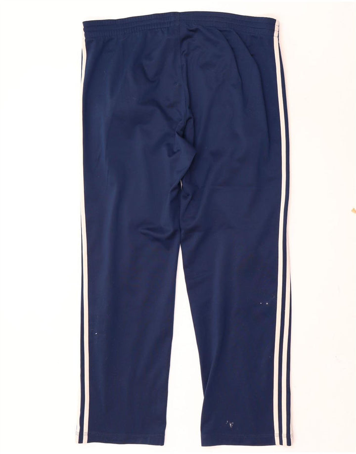 Ανδρική αθλητική φόρμα Adidas Παντελόνι μεσαίου μπλε ναυτικού πολυεστέρα