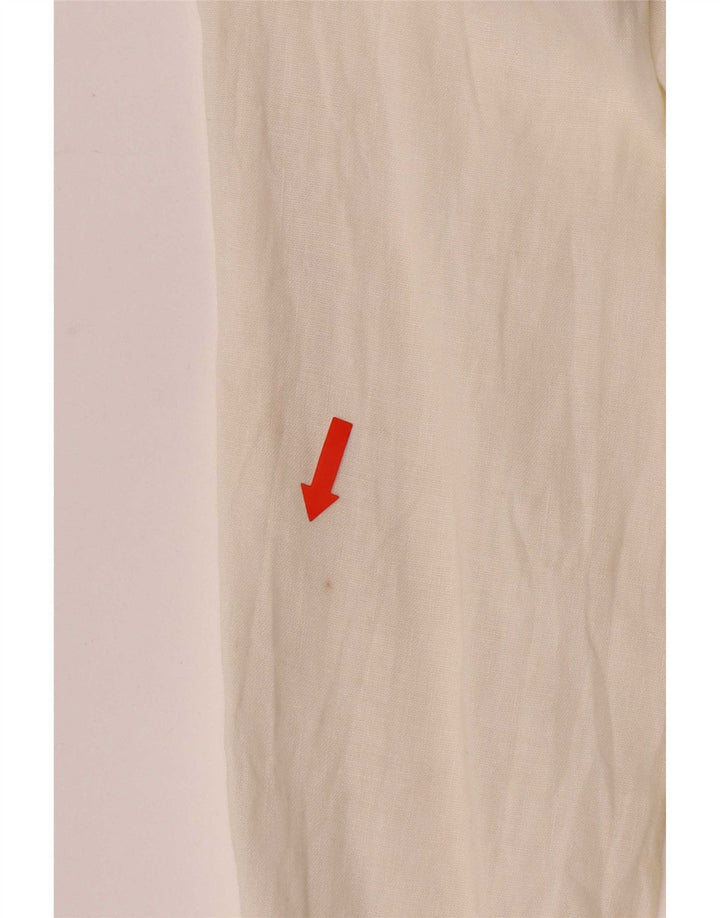Marks & Spencer Γυναικείο Μπουφάν Blazer UK 18 XL Λευκό με 1 κουμπί