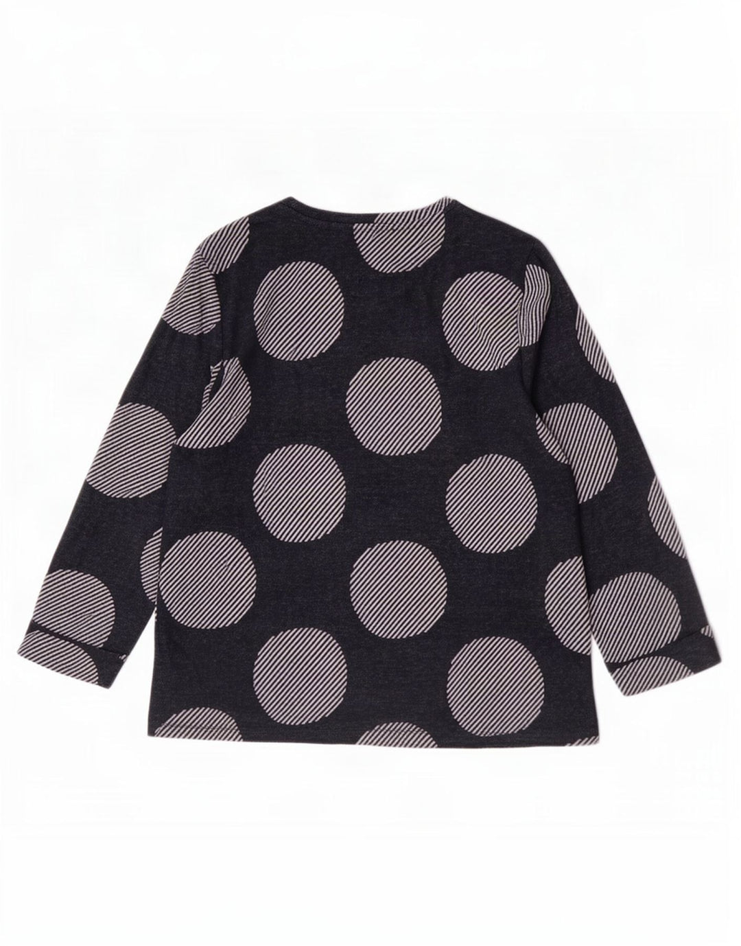 Marks & Spencer Γυναικείο τοπ 3/4 μανίκια UK 12 Medium Navy Blue γεωμετρικό