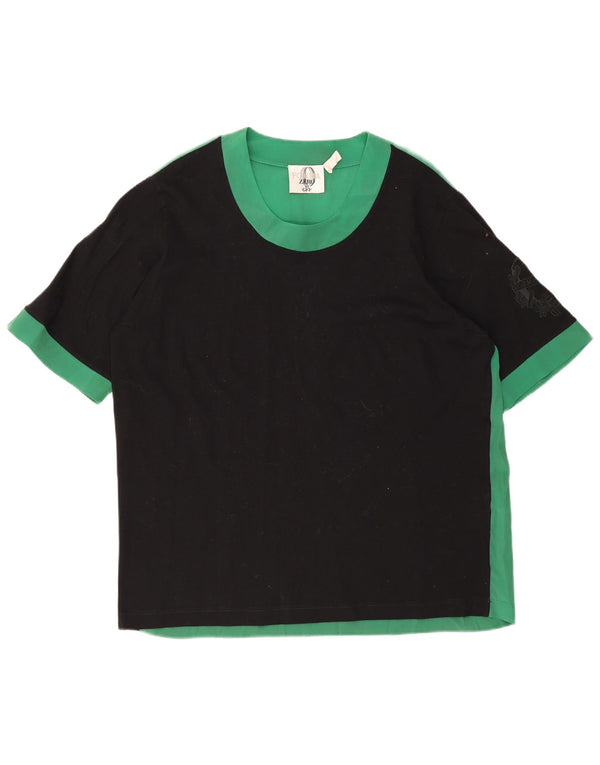 Gianfranco Ferre Γυναικείο T-Shirt Forma Zero Top UK 18 XL Green Colourblock