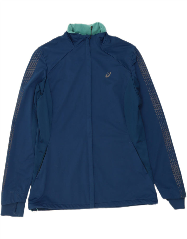 Γυναικεία αθλητική φόρμα ASICS Top Jacket UK 18 XL Navy Blue