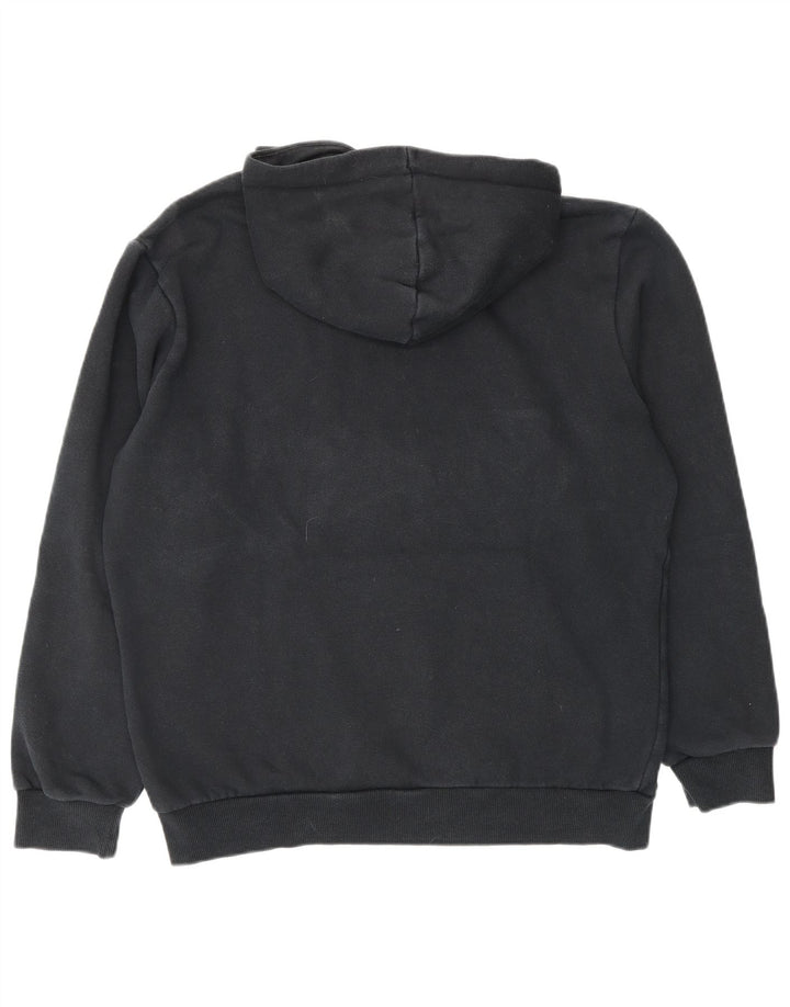 Ανδρικό κουκούλα PUMA, μεσαίο μαύρο βαμβακερό