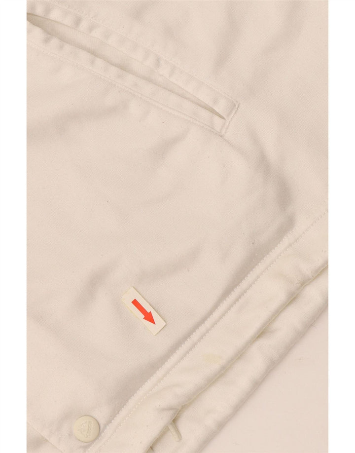 KAPPA Ανδρική φόρμα αθλητικής φόρμας με γραφικό φόρεμα Μπουφάν μεσαίου λευκού χρώματος πολυεστέρας