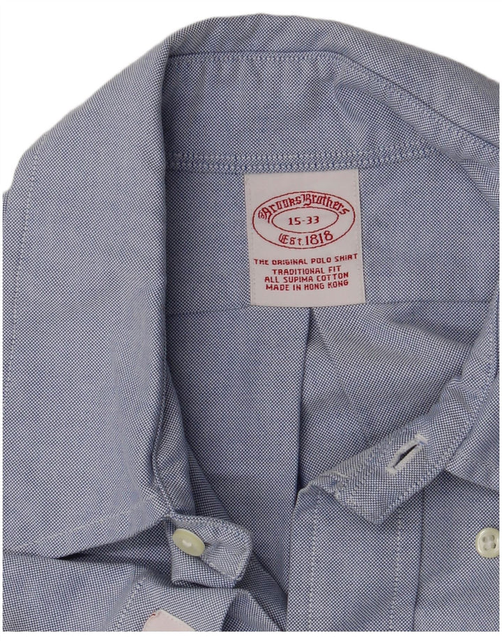 Ανδρικό πουκάμισο Brooks Brothers Νούμερο 15 Μεσαίο Μπλε Βαμβακερό