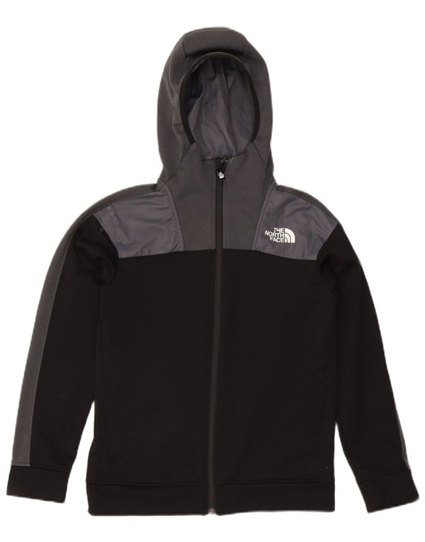 The North Face Boys Zip Hoodie πουλόβερ 11-12 ετών μεγάλο μαύρο χρώμα