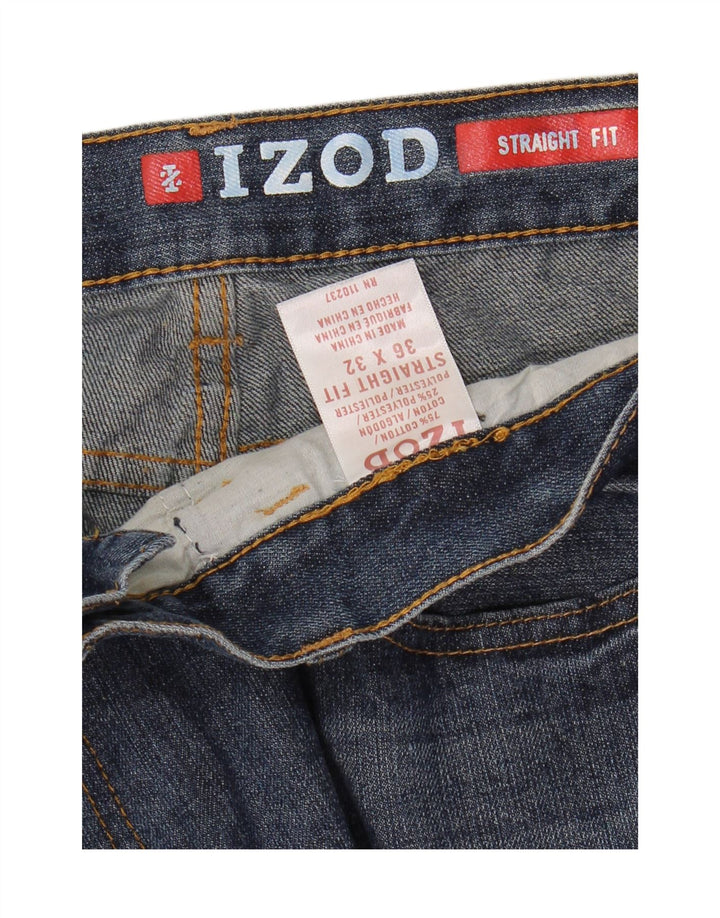 Ανδρικό τζιν Izod ίσιο W36 L32 Μπλε βαμβακερό