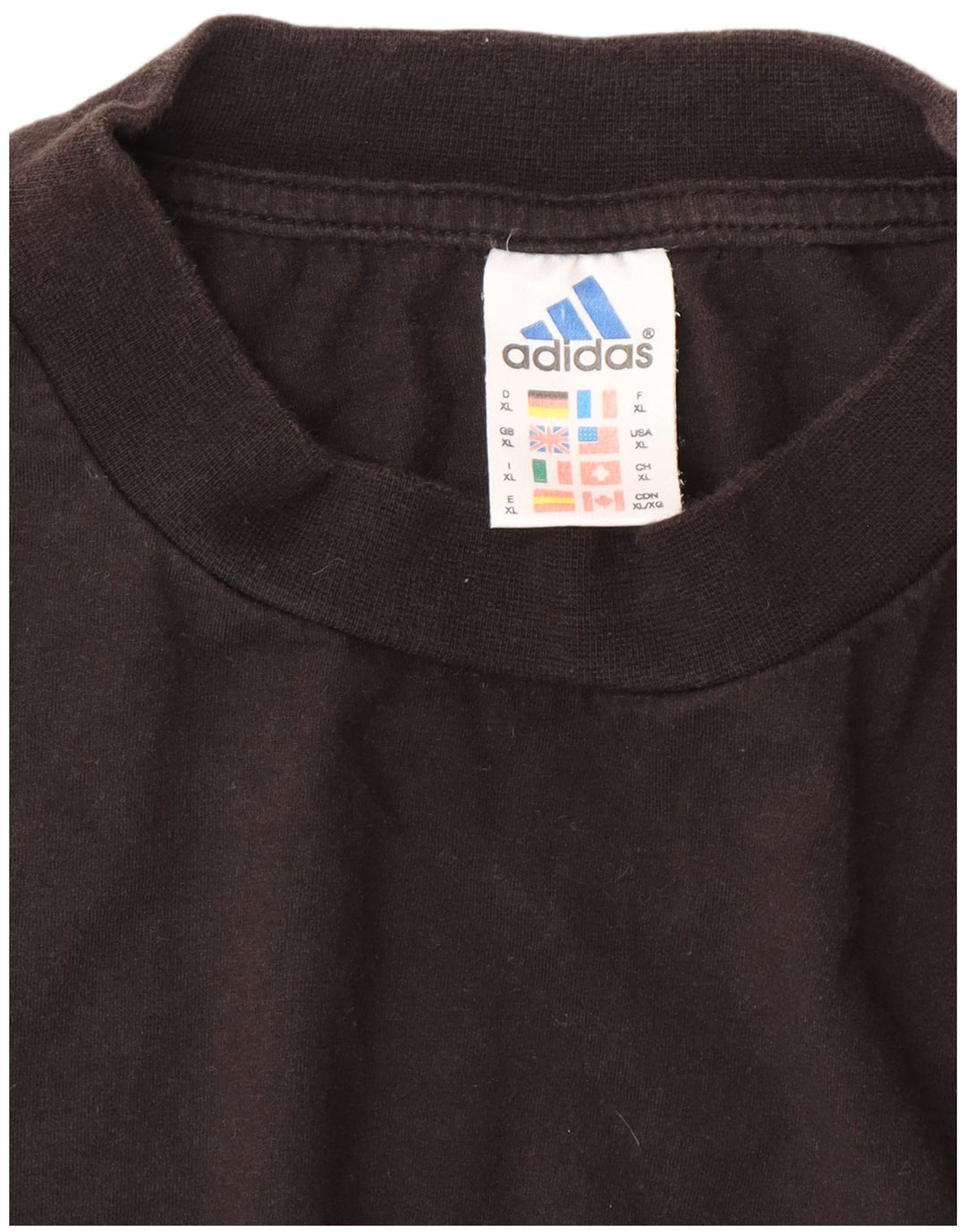 Ανδρικό T-Shirt Adidas Top XL Μαύρο βαμβακερό