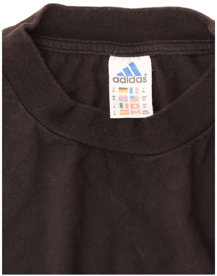 Ανδρικό T-Shirt Adidas Top XL Μαύρο βαμβακερό