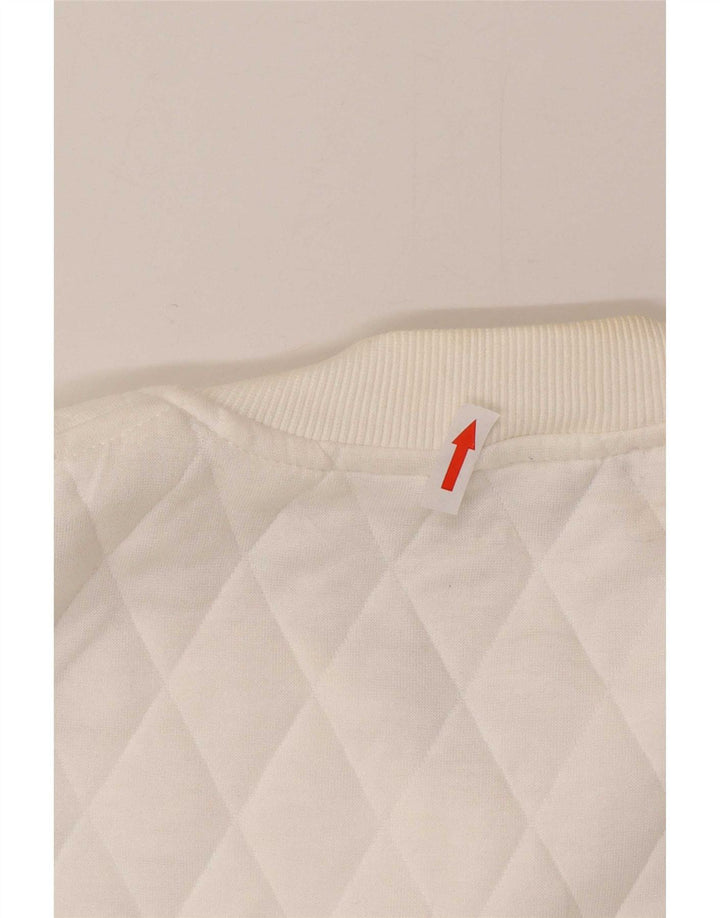 Marks & Spencer Γυναικείο Καπιτονέ μπουφάν UK 14 Large White Polyester