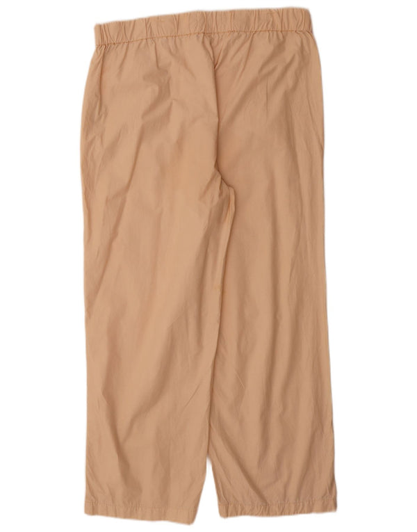 Marks & Spencer Γυναικείο ίσιο casual παντελόνι UK 14 Large W34 L29 Beige