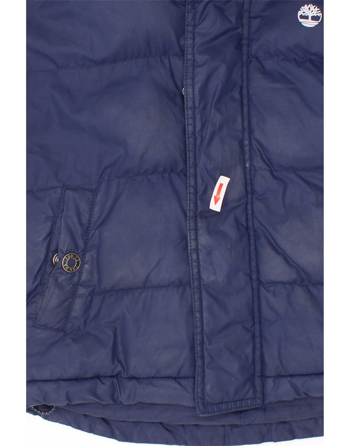 Μπουφάν Timberland Boys Hooded Podded Jacket 4-5 Years Navy Blue Polyester