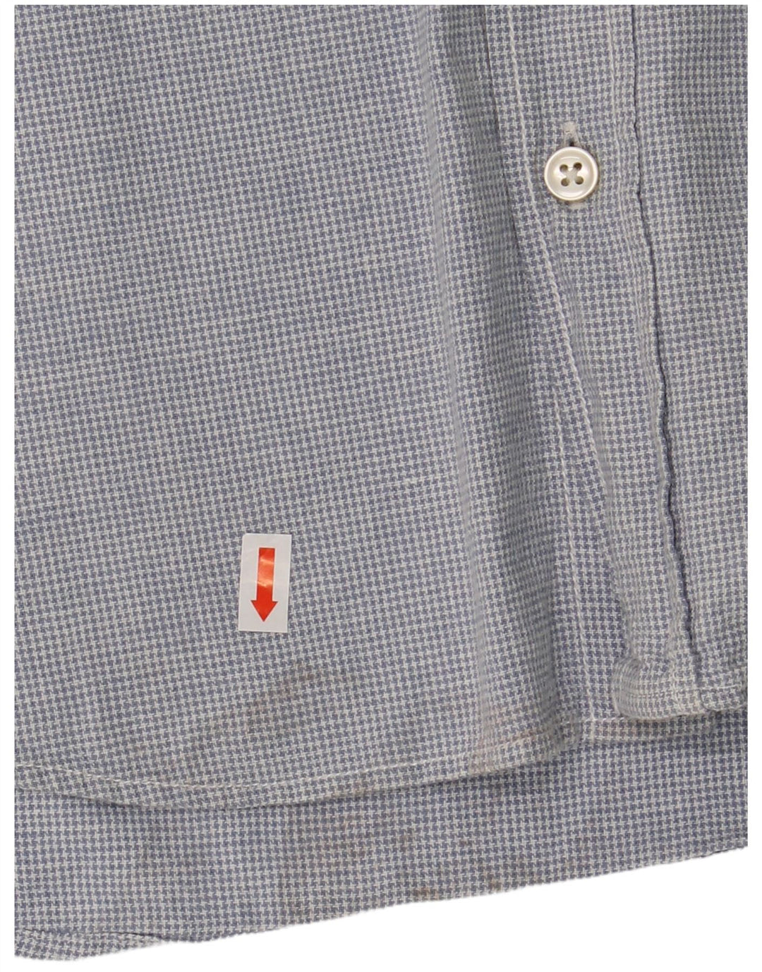 NORTH SAILS Mens Short Sleeve Shirt Large Blue Check