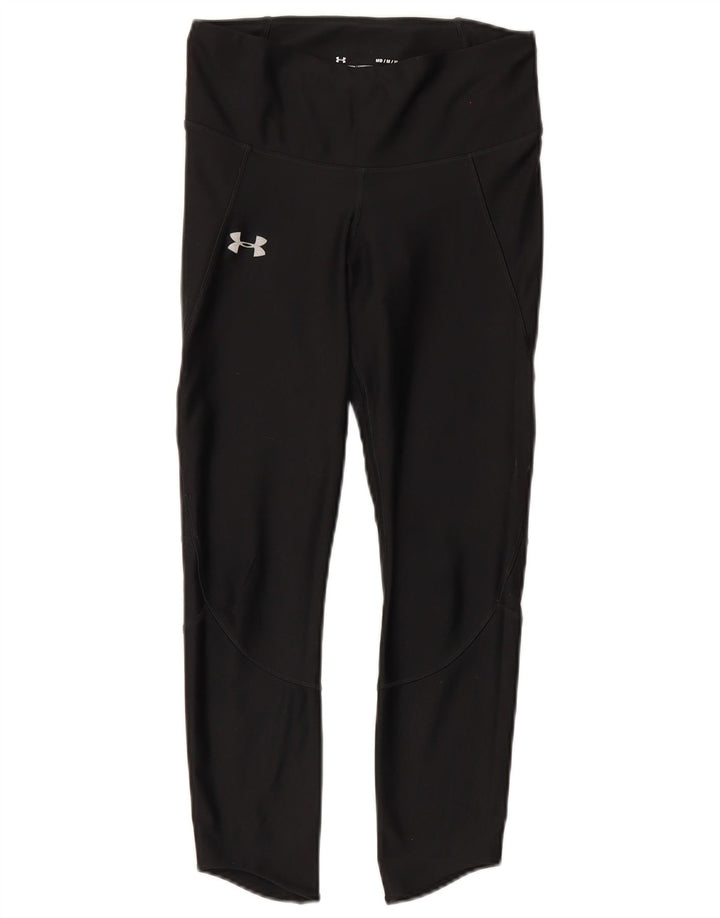 Under Armour Γυναικείο Heat Gear κολάν UK 12 μεσαίο μαύρο πολυεστέρα