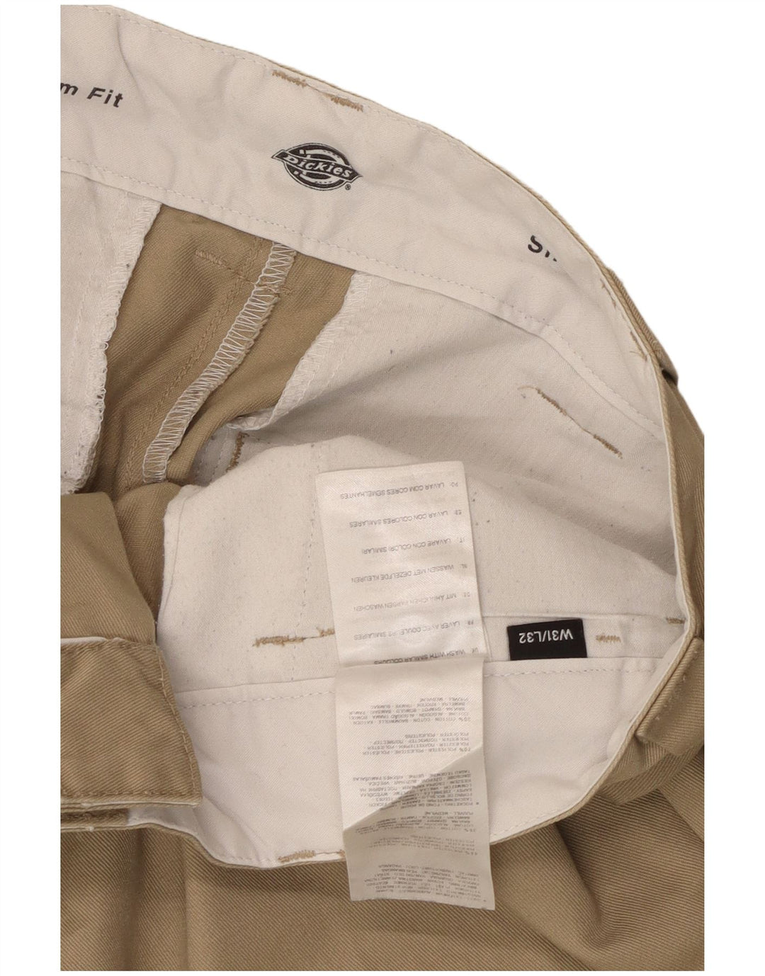 Ανδρικό σορτς Chino Dickies Slim W31 Medium Beige Πολυεστέρας
