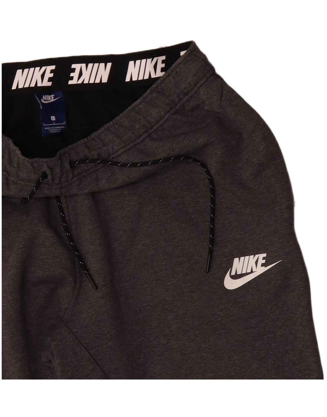 Ανδρική φόρμα Nike Παντελόνι Joggers μεγάλο γκρι βαμβακερό