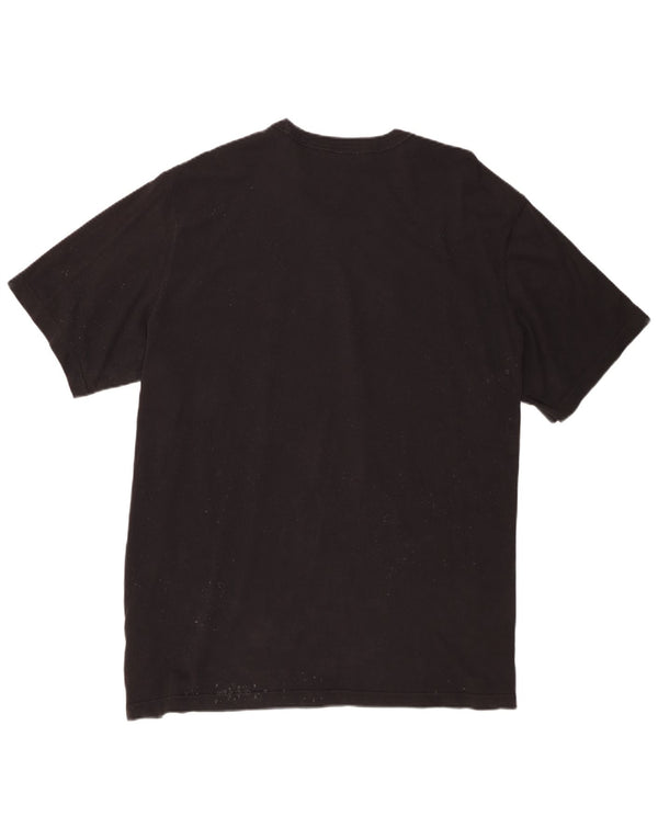 Ανδρικό γραφικό T-Shirt Adidas Top 2XL Μαύρο βαμβακερό