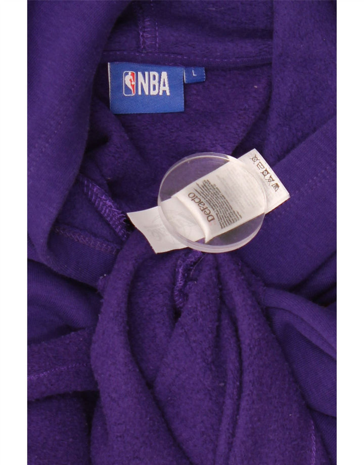 ΝΒΑ Γυναικών Los Angeles Lakers Oversized Hoodie Jumper UK 16 Large Purple
