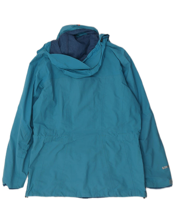 Γυναικείο μπουφάν βροχής με κουκούλα Berghaus UK 10 Small Blue Nylon