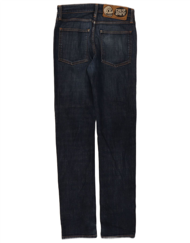 Φτηνό Monday Womens Slim Jeans W33 L31 Navy Blue Cotton