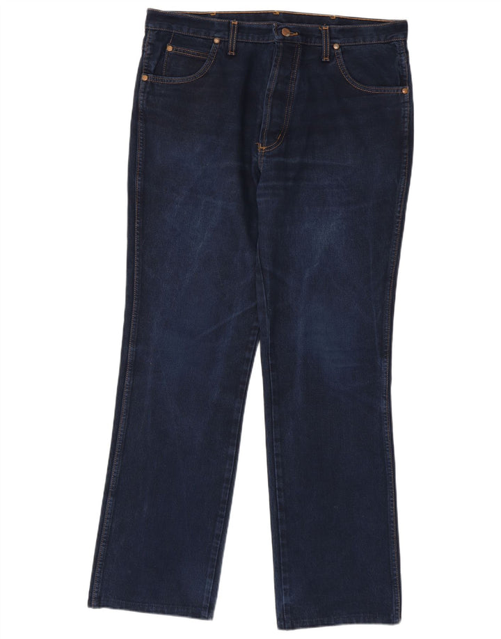 Ανδρικό τζιν Wrangler Evolution Straight W36 L32 Navy Blue Cotton