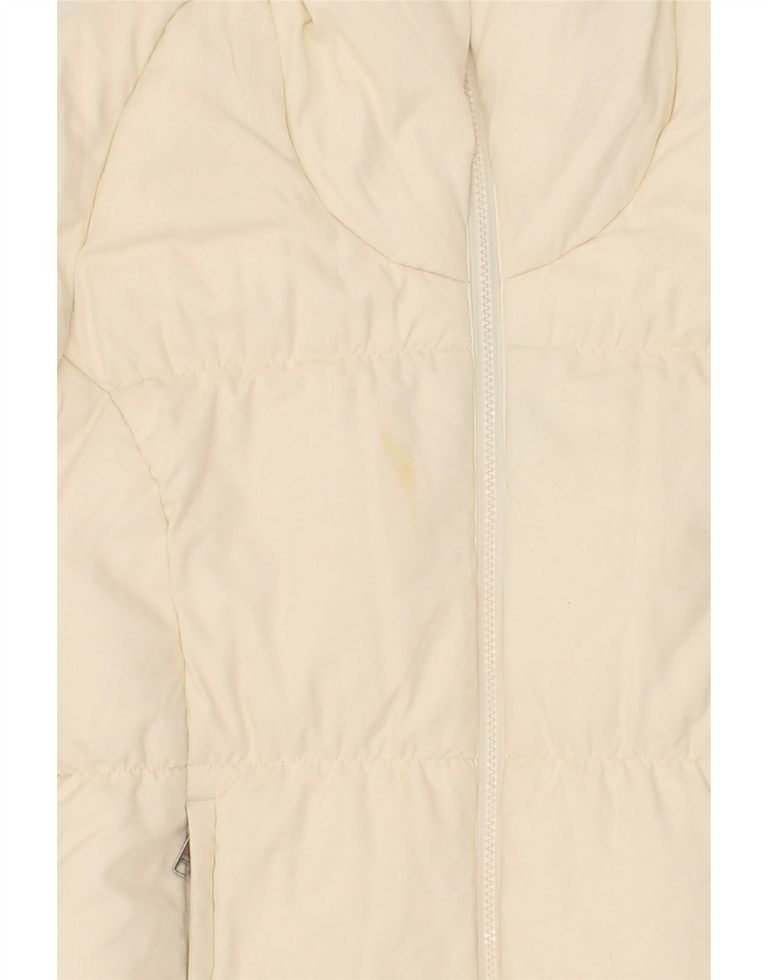 PUMA Womens Padded Coat UK 10 Small Off White Polyester Vintage Puma and Second-Hand Puma from Messina Hembry 