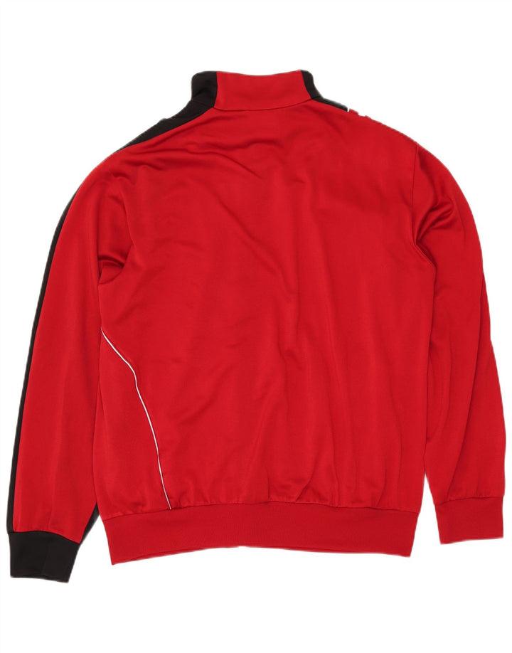 Ανδρική φόρμα ADIDAS Top Jacket UK 40/42 μεσαίο κόκκινο χρώμα πολυεστέρα