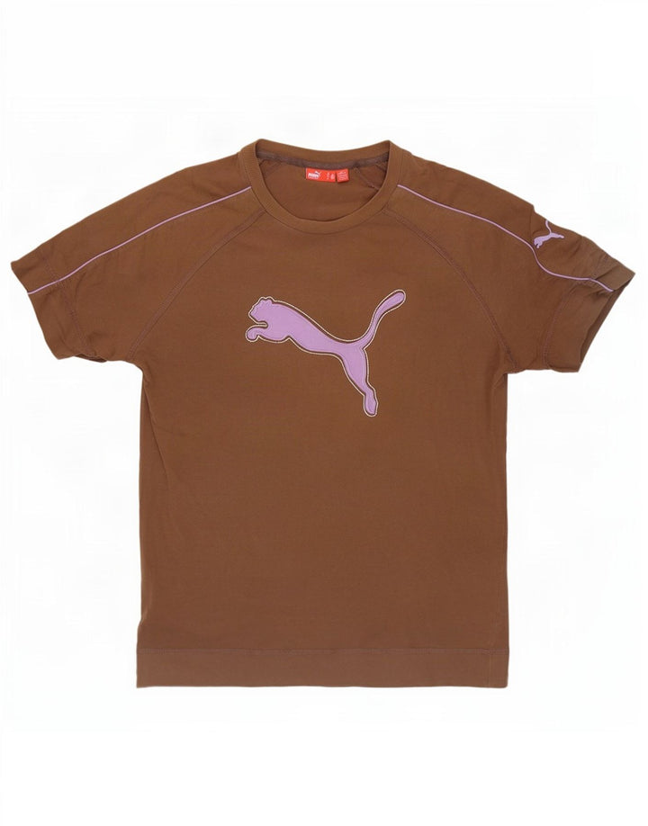 Ανδρικό γραφικό T-Shirt Puma Top Μεσαίο καφέ