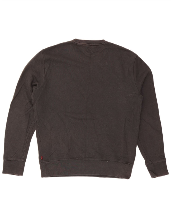 Ανδρική φούτερ Levi's San Francisco Graphic Jumper Μεσαίο μαύρο βαμβακερό