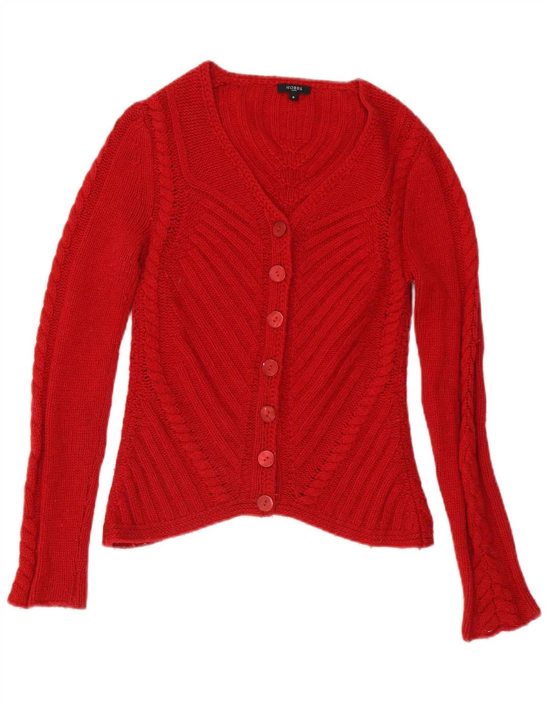 Γυναικεία ζακέτα Hobbs UK 8 Small Red Lambswool