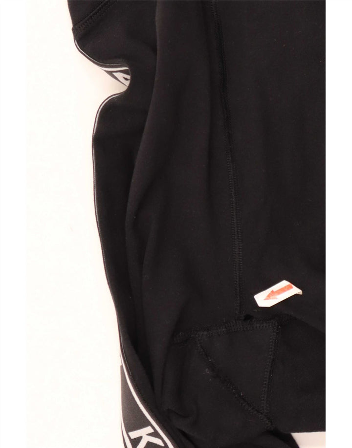 Γυναικεία γραφικά κολάν Kangol UK 12 μεσαίο μαύρο βαμβακερό