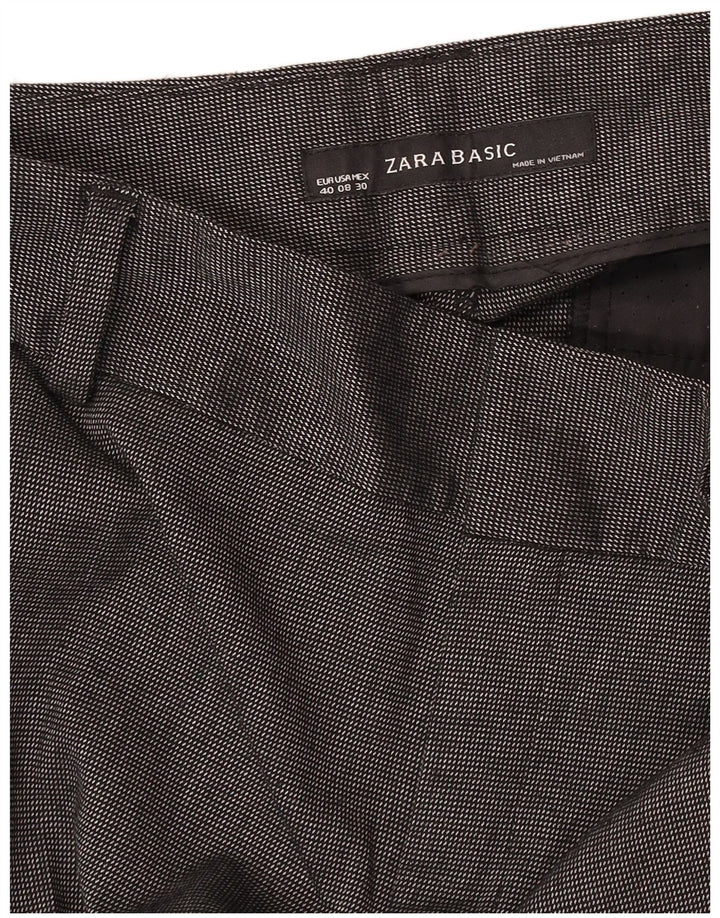Zara γυναικείο μποτάκι παντελόνι Chino EU 40 Medium W30 L32 με γκρι στίγματα