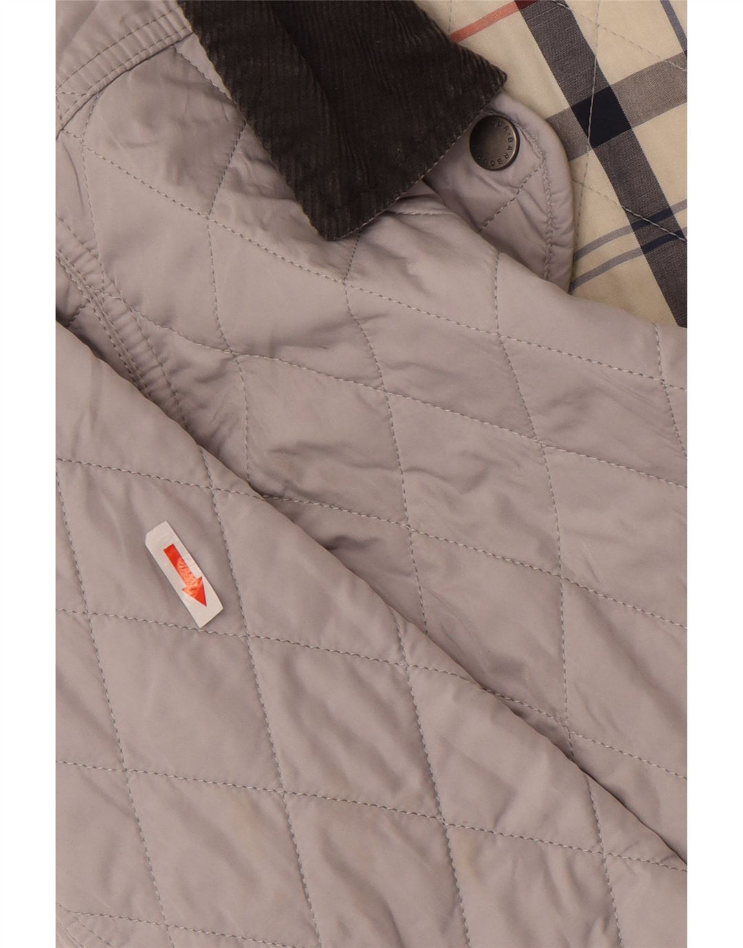 Γυναικείο καπιτονέ μπουφάν Barbour UK 8 Small Grey Colourblock Polyester