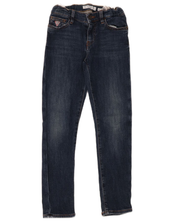 GUESS Boys Slim Jeans 7-8 Years W24 L22 Navy Blue