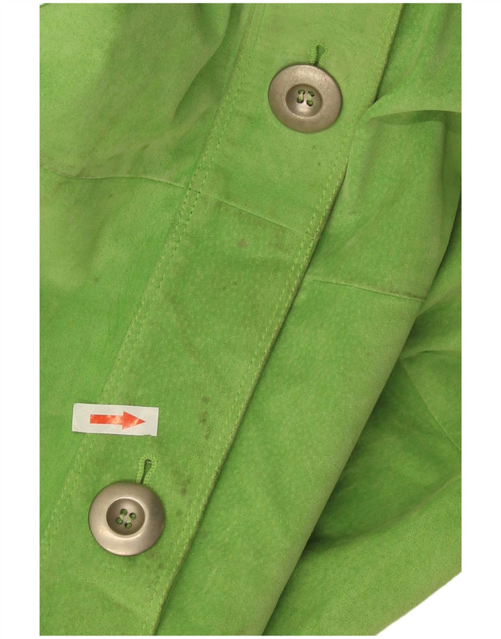 Gai Mattiolo Γυναικείο Suede Jacket UK 16 Large Green