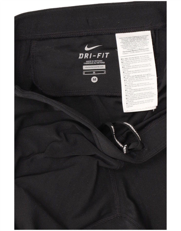 Γυναικεία αθλητική φόρμα Nike Dri Fit UK 12 μεσαίο μαύρο πολυεστέρα