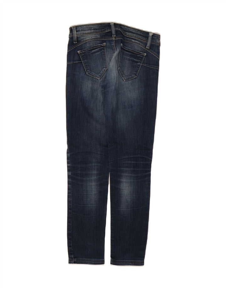 BENETTON Womens Slim Jeans W27 L29 Navy Blue Vintage Benetton and Second-Hand Benetton from Messina Hembry 