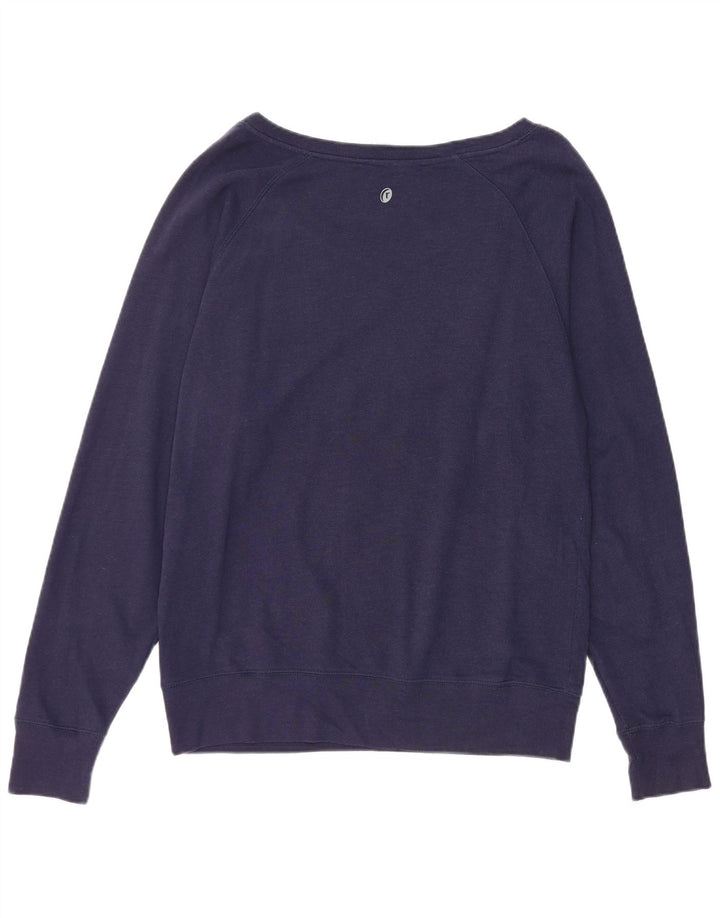 RUSSELL ATHLETIC Γυναικεία φούτερ Jumper UK 14 Medium Navy Blue Cotton