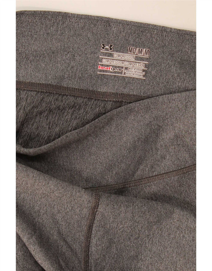 Under Armour Γυναικείο Heat Gear Κάπρι Κολάν UK 12 Medium Grey