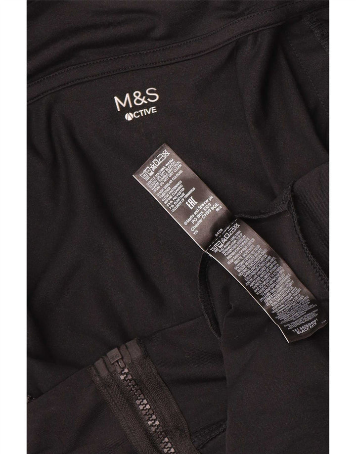 Γυναικεία αθλητική φόρμα Marks & Spencer Top Jacket UK 18 XL Black Colourblock