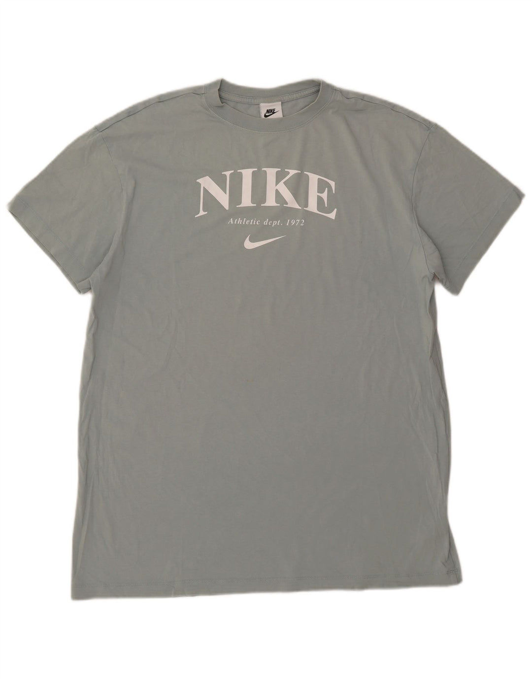 Ανδρικό γραφικό μπλουζάκι Nike, μεγάλο μπλε βαμβακερό