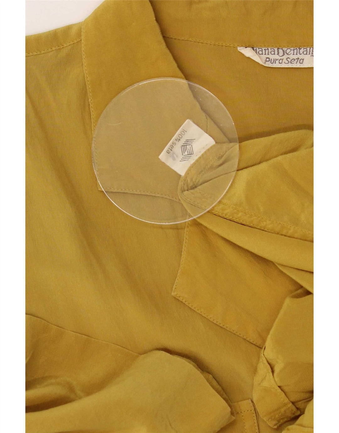 Γυναικείο φόρεμα Shift της Diana Bentall IT 50 XL Yellow Silk