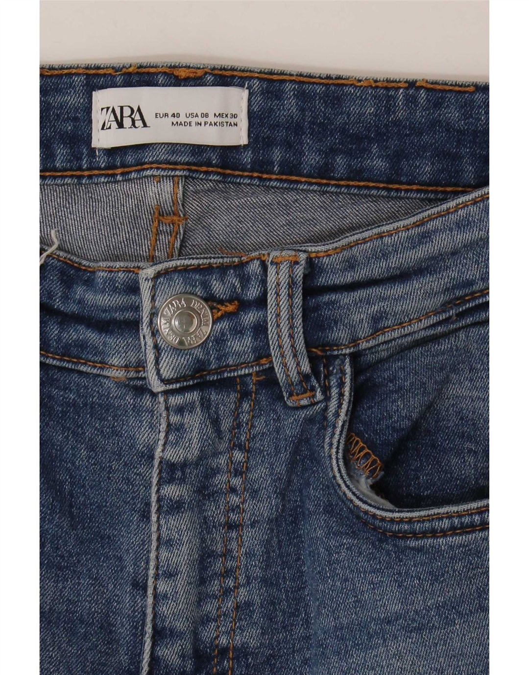 Zara Γυναικείο Τζιν EU 40 Medium W30 L26 Blue