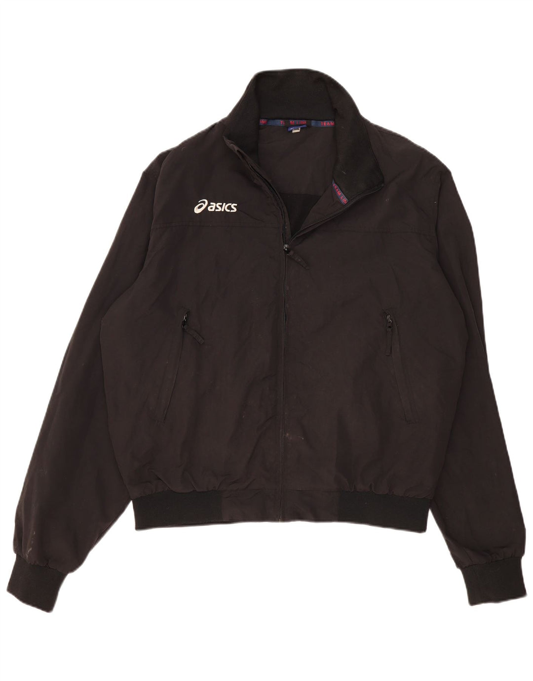 Ανδρικό μπουφάν Asics Bomber UK 44 2XL Μαύρο νάιλον