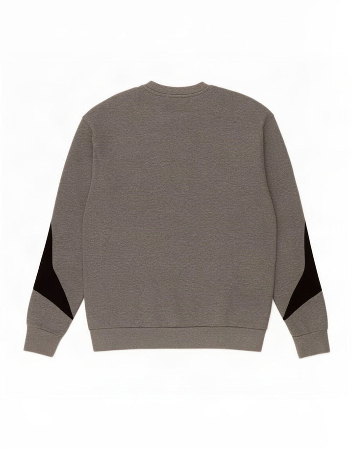 Ανδρικό γραφικό φούτερ Emporio Armani Jumper Medium Grey Colourblock