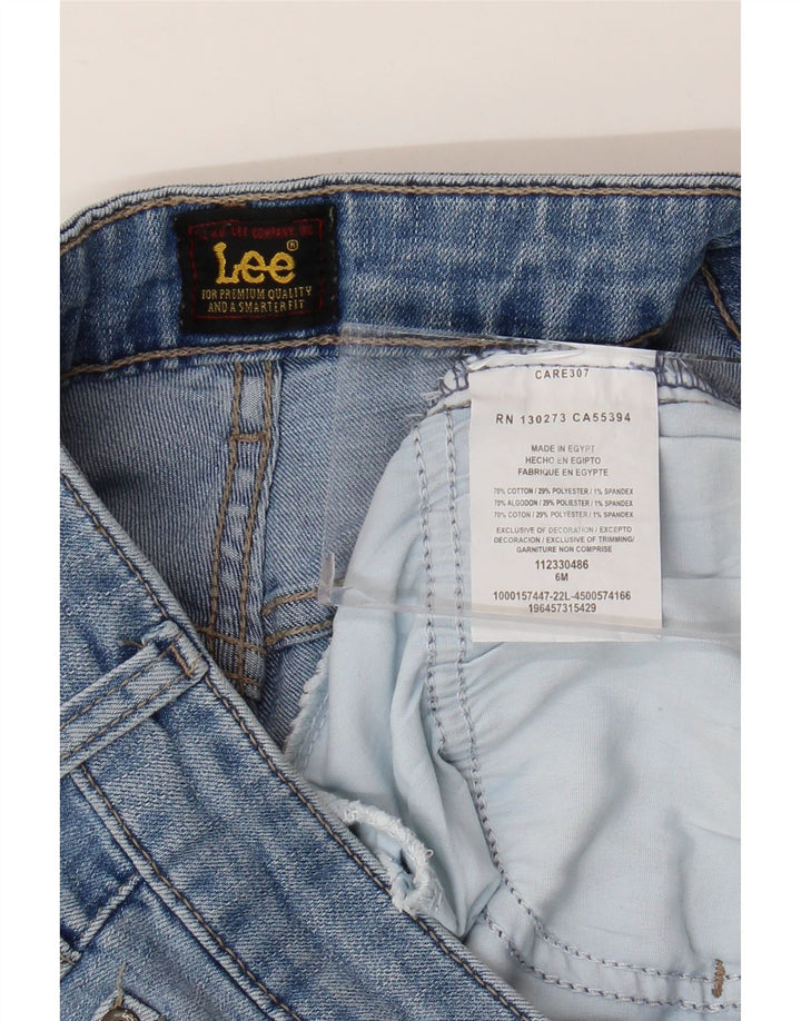 Lee Γυναικείο τζιν σορτς US 6 Medium W28 Μπλε βαμβακερό