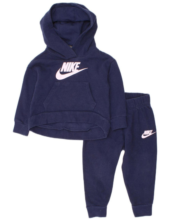 Nike Baby Girls με γραφική φόρμα 9-12 μηνών, μπλε βαμβακερό
