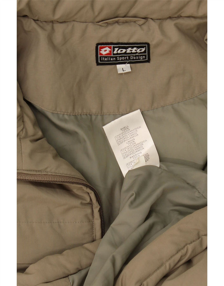 Lotto Ανδρικό μπουφάν UK 40 Large Khaki Nylon